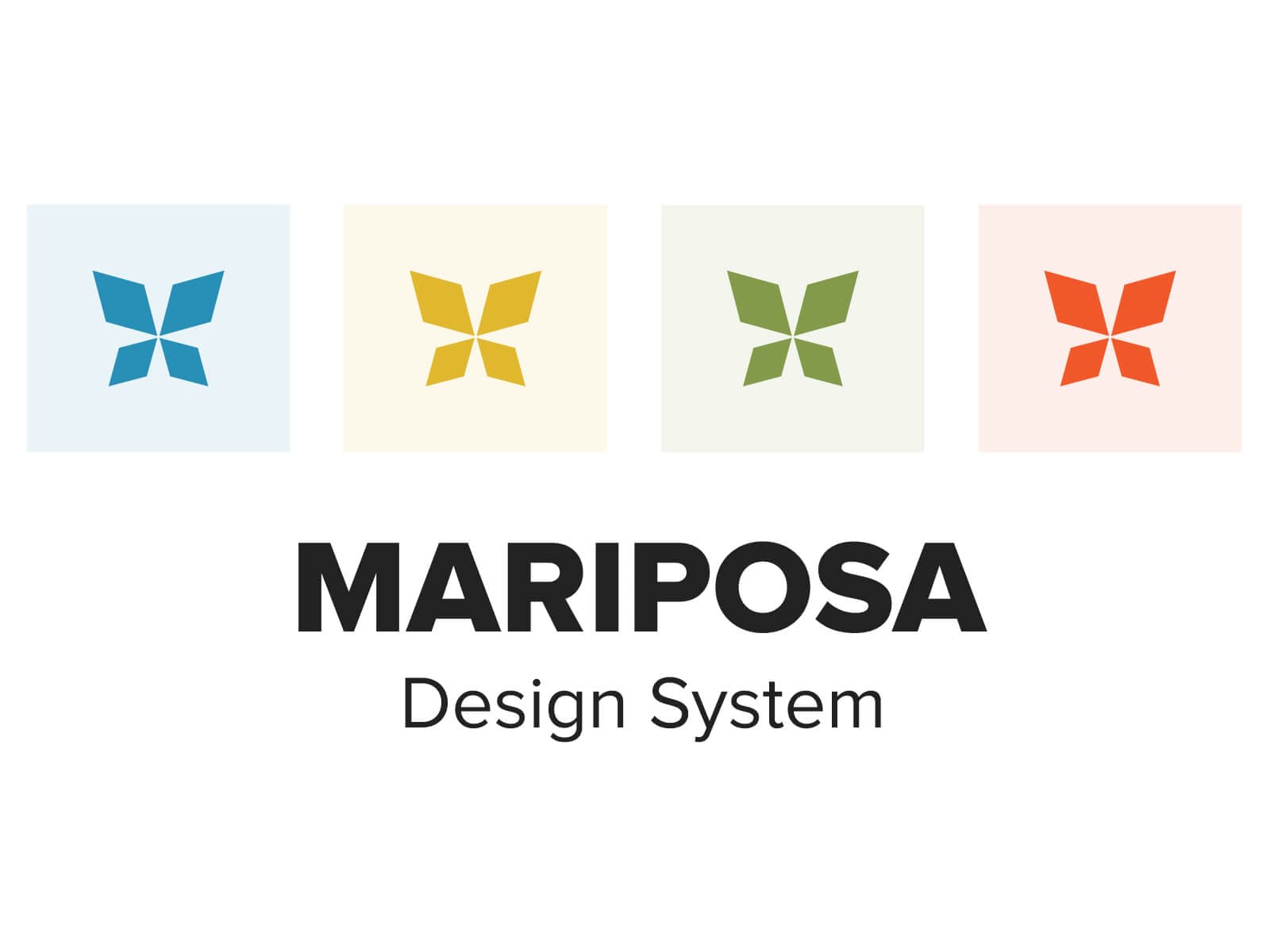 A stylized butterfly logo for the Mariposa system.