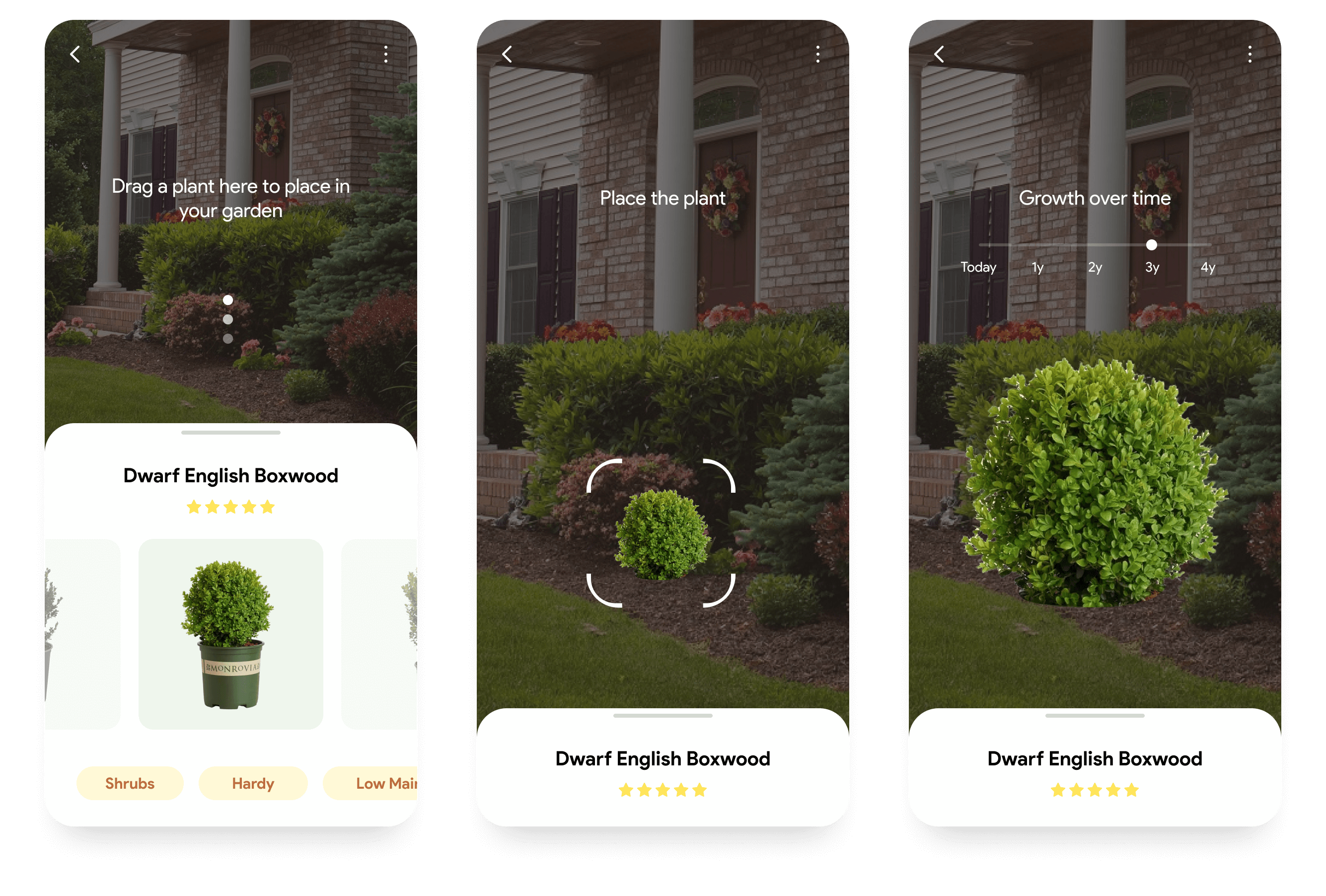 An augmented reality concept for planning your landscapes.